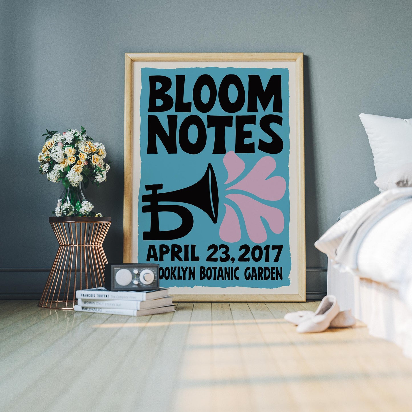 Bloom Notes Jazz Poster