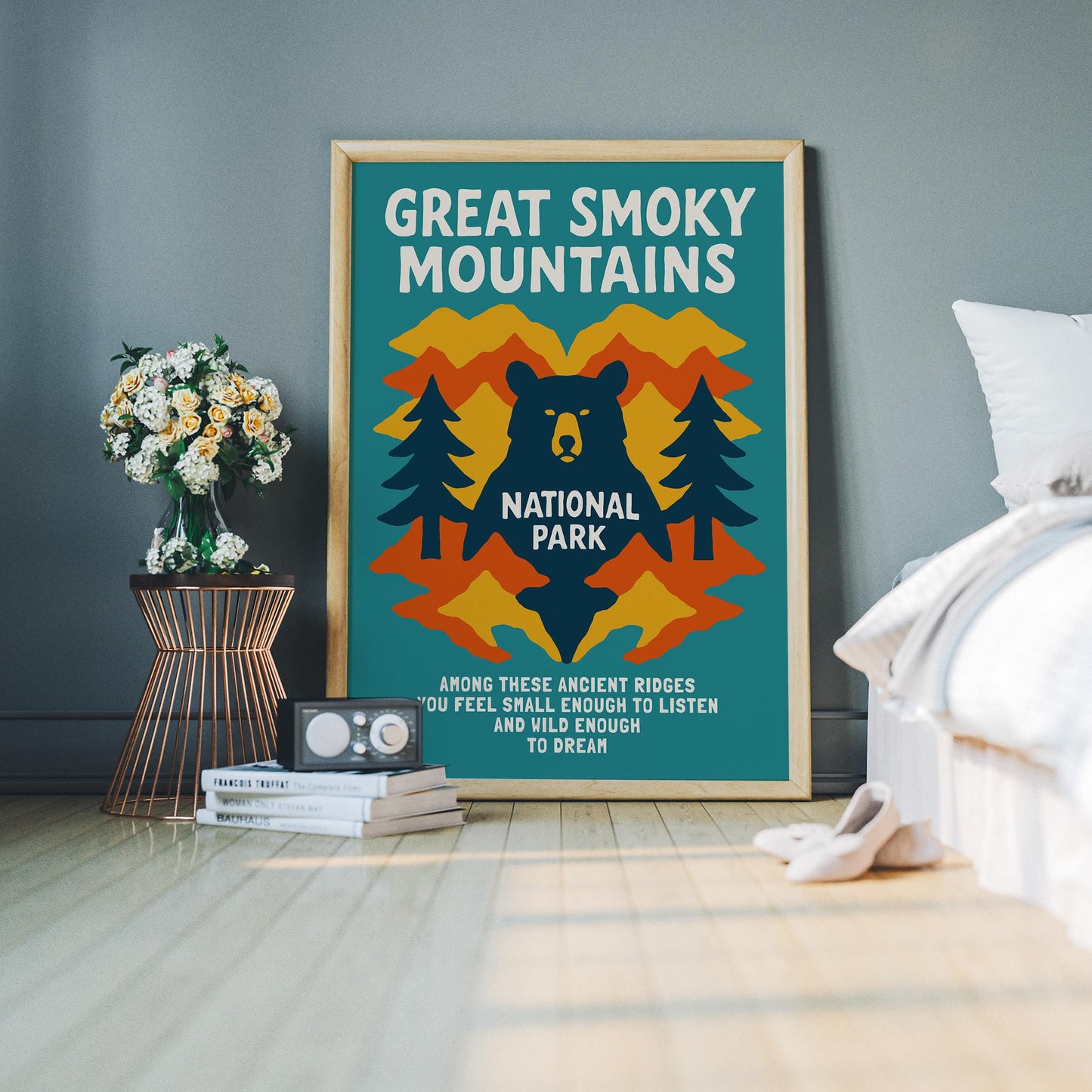 Smoky Mountains Bear Poster