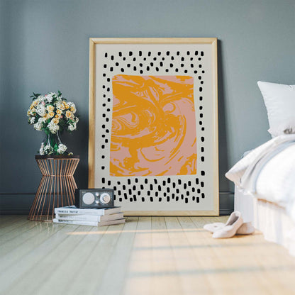 Swirl Pattern Abstract Poster Print