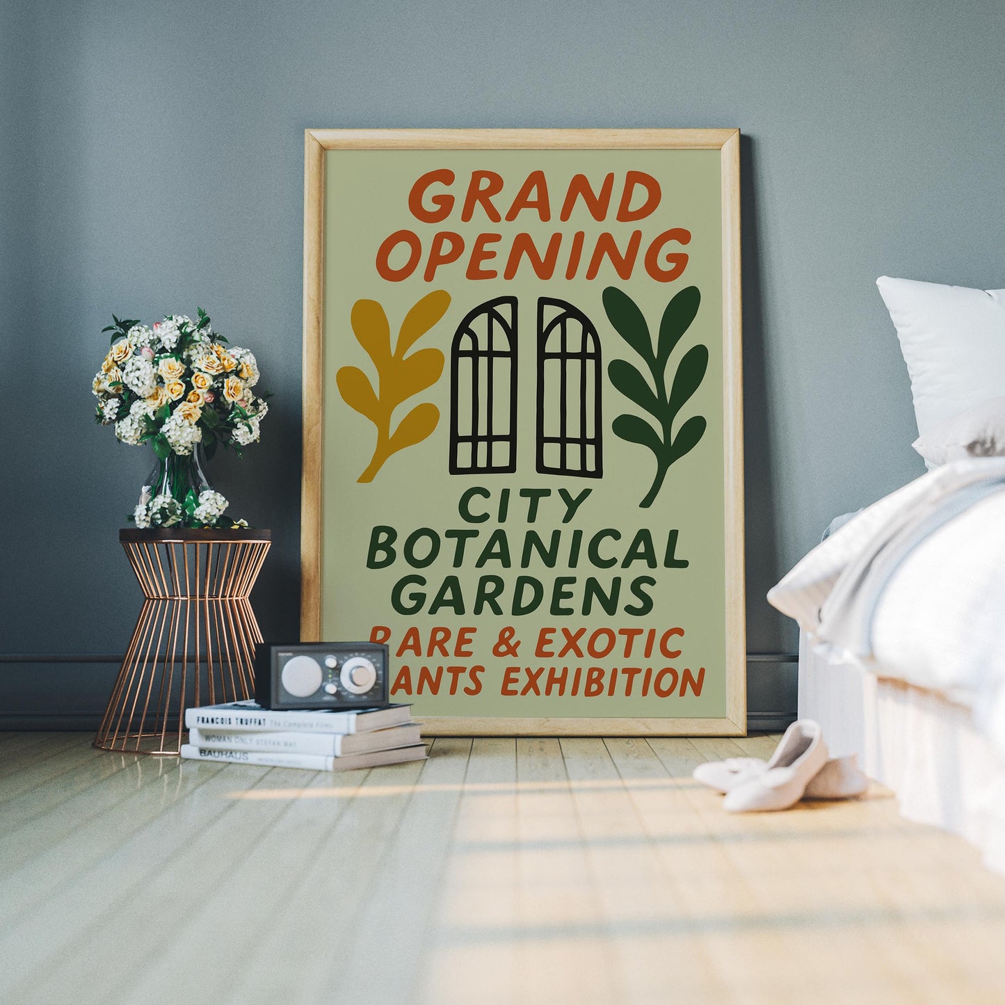 Botanical Gardens Exhibition Poster