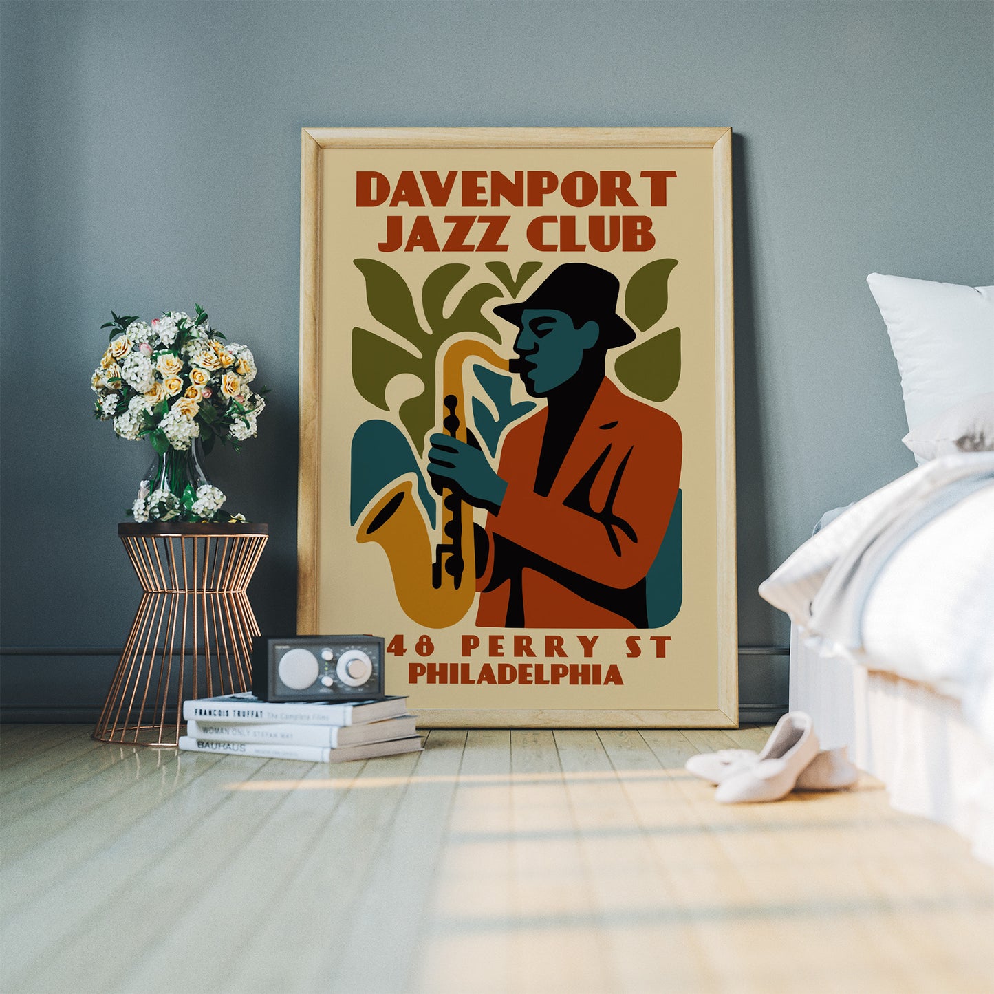 Davenport Jazz Club Philadelphia Poster