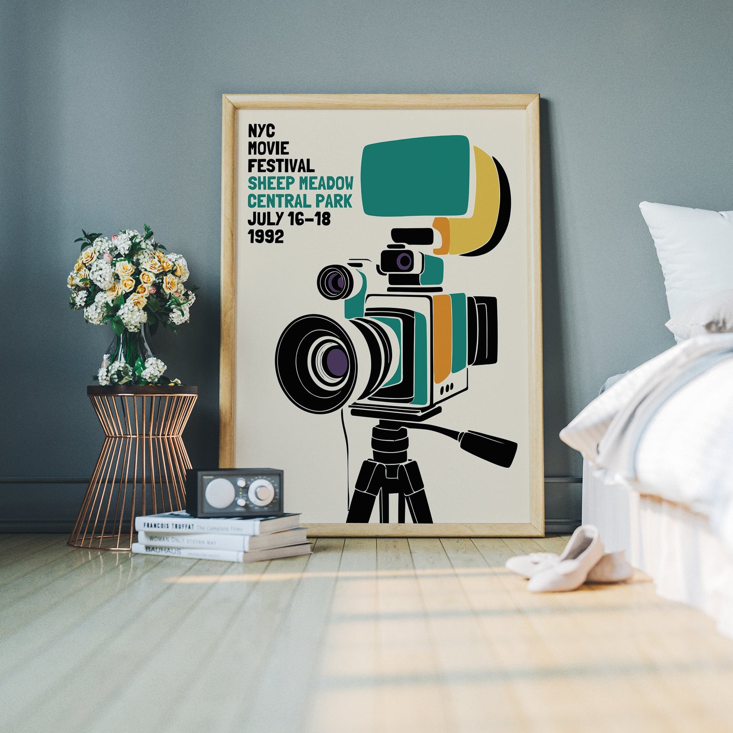 NYC Movie Festival 1992 Retro Poster