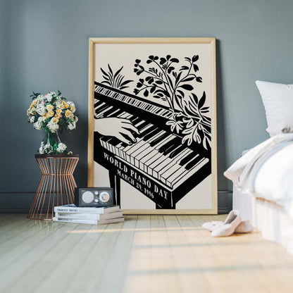 World Piano Day Poster Print
