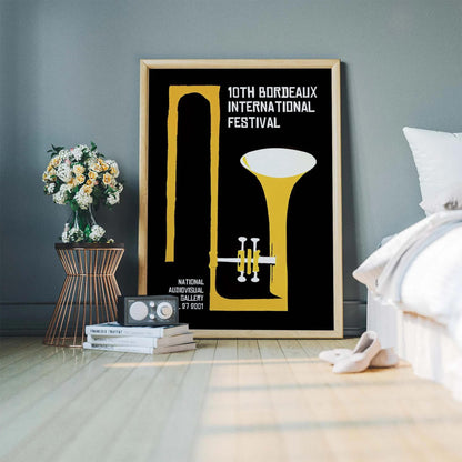 Bordeaux Festival Music Poster Print