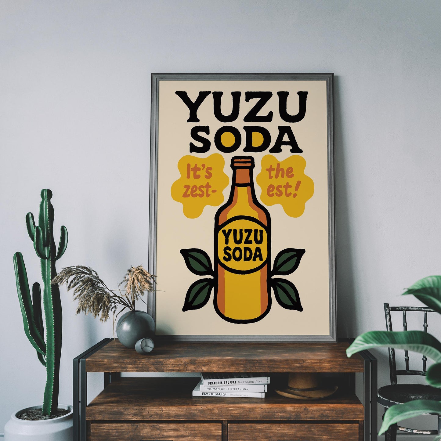 Yuzu Soda Burst Poster