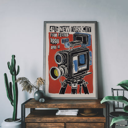1998 NYC Film Festival Vintage Poster