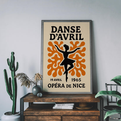 Danse Avril Ballet Poster