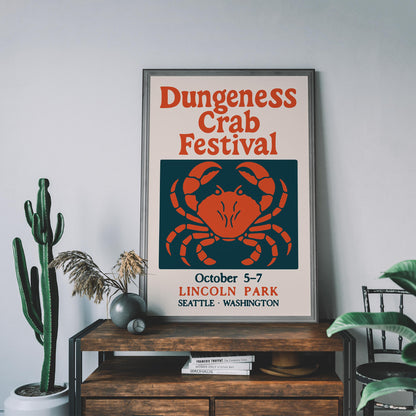 Dungeness Crab Festival Poster