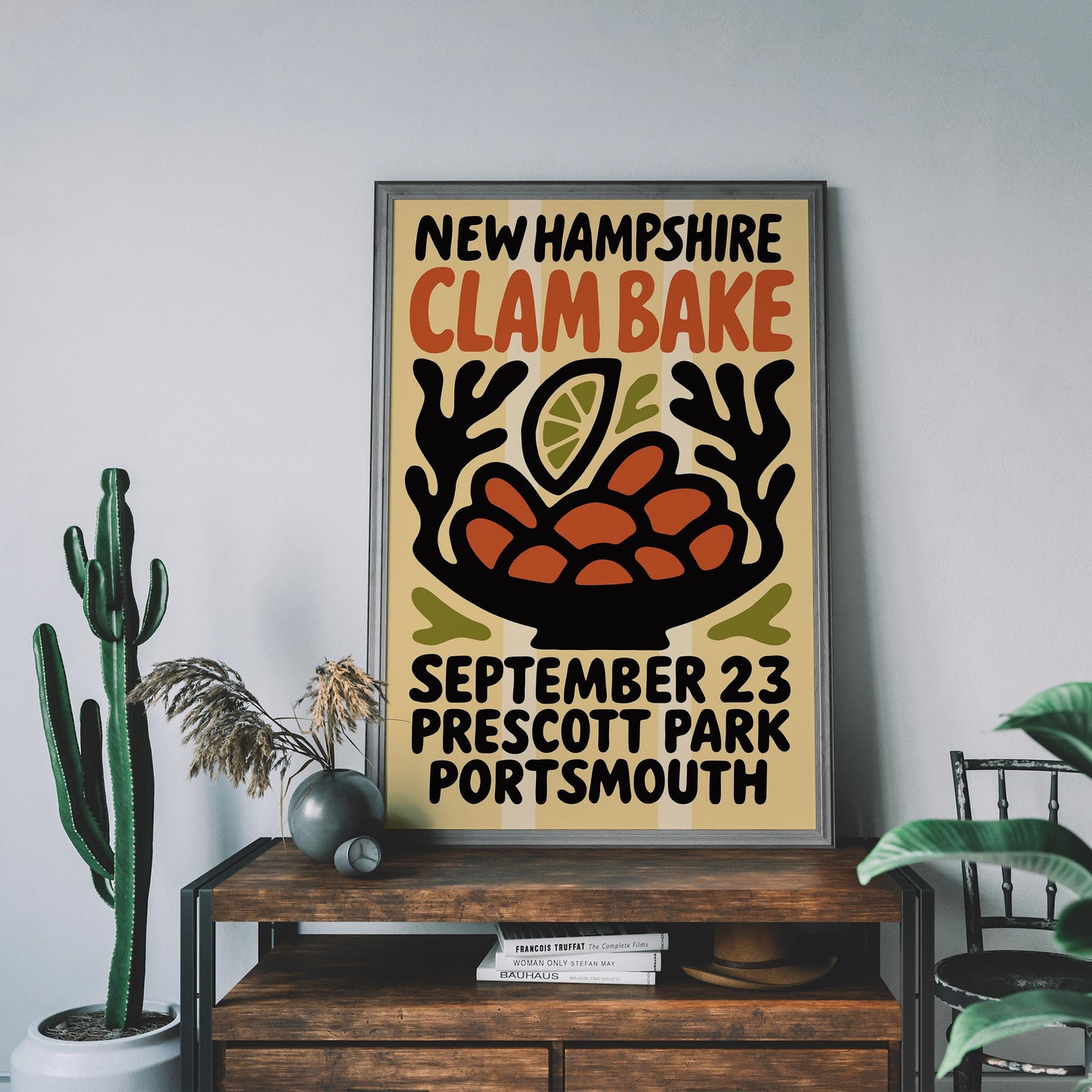 New Hampshire Clam Bake Poster