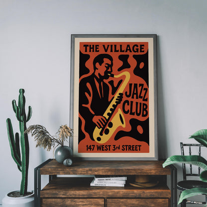 Village Jazz Club Poster