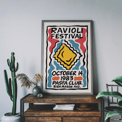 Ravioli Festival Poster Print