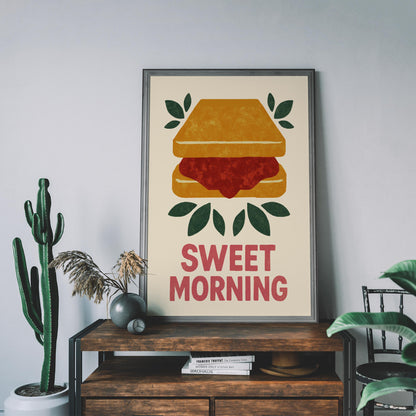 Sweet Morning Sandwich Poster