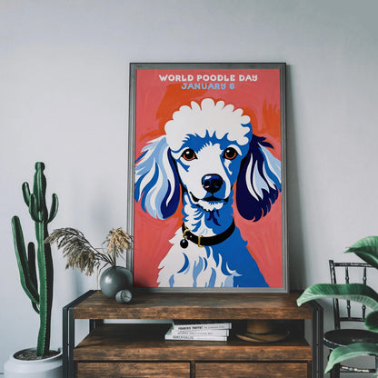 World Poodle Day Art Poster