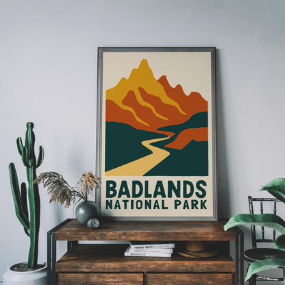 Badlands National Park Poster Print