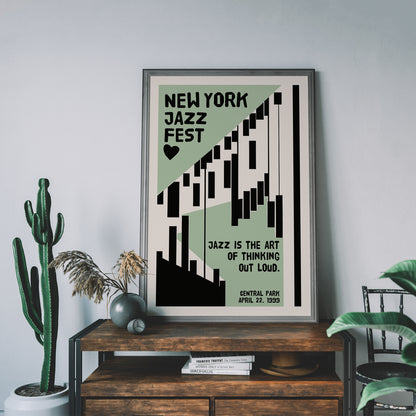 New York Jazz Fest 1999 Poster