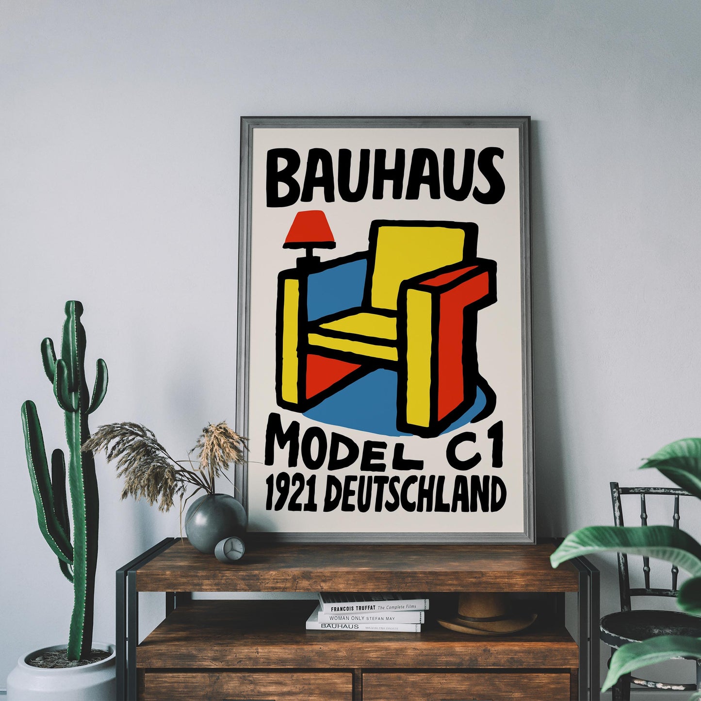 Bauhaus Chair Poster - Mid Century Modern Wall Art