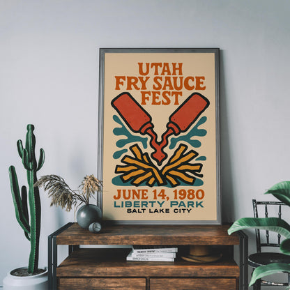 Utah Fry Sauce Fest Poster