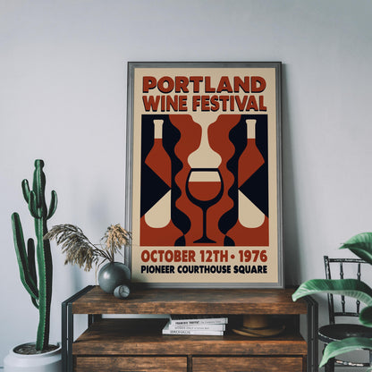 Portland Wine Festival Poster