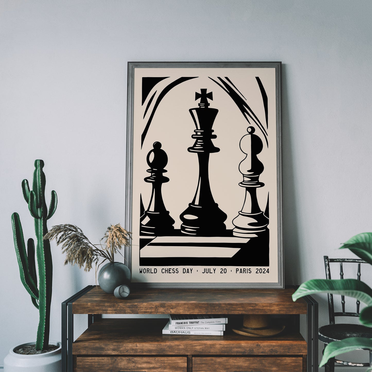 World Chess Day Paris Poster