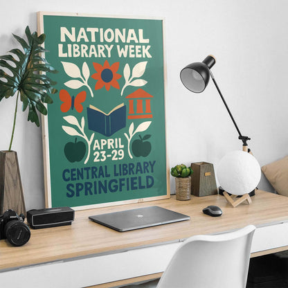 National Library Week Poster Print