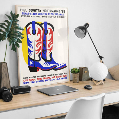 Hill Country Hootenanny Poster Print