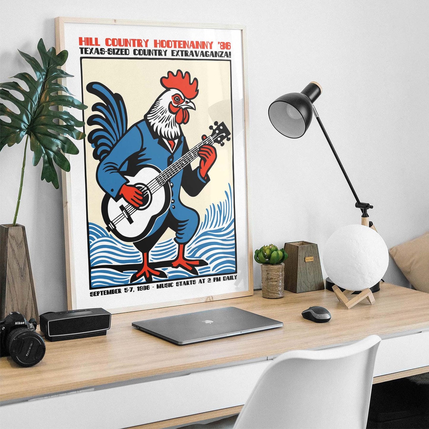 Texas Country Fest Poster 1986