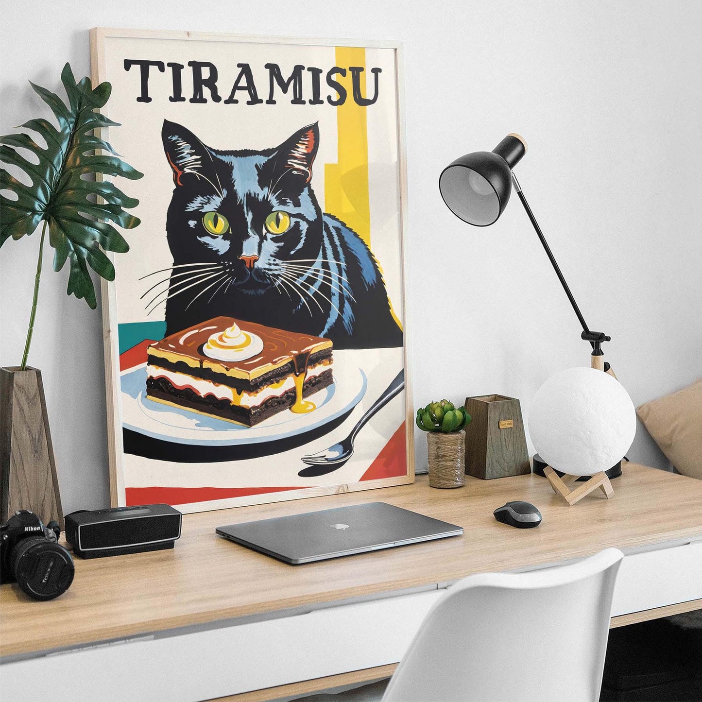 Tiramisu Cat Poster
