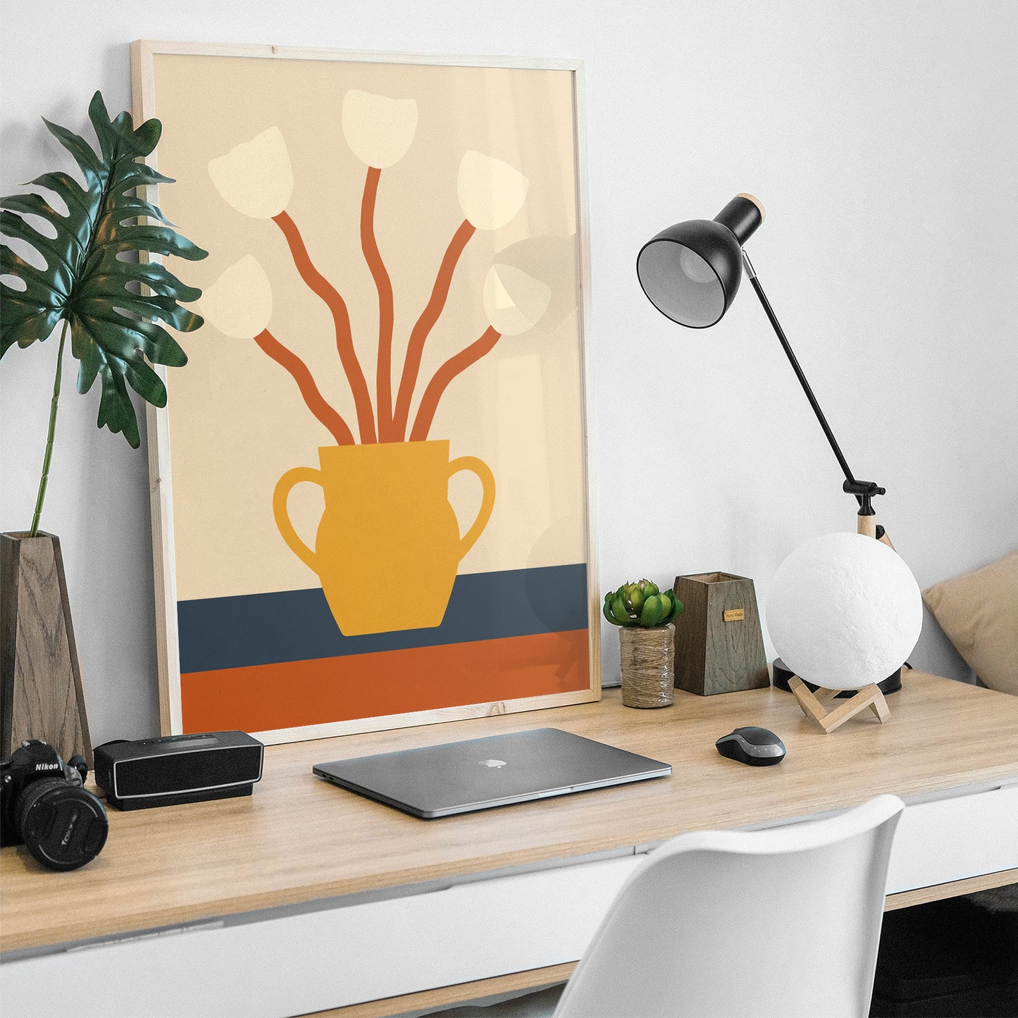Minimalist Vase Still Life Poster