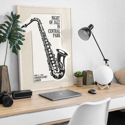 Night of Jazz Saxophone Poster