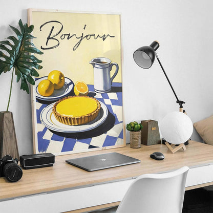 Bonjour Breakfast – Lemon Tart Print