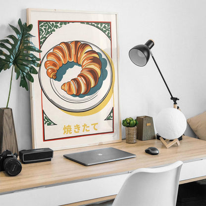 Japanese Croissant Art Print