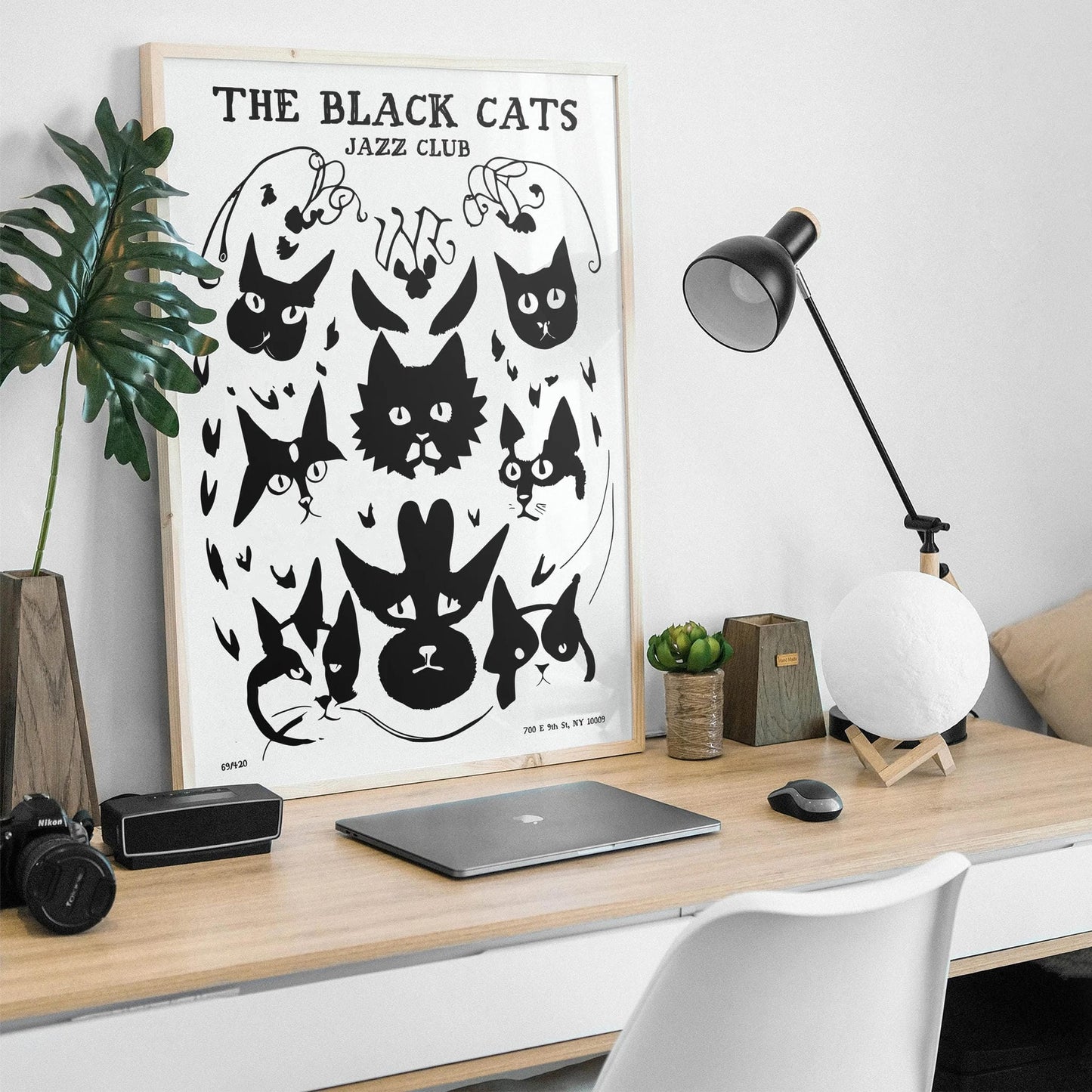 The Black Cats Jazz Club Poster