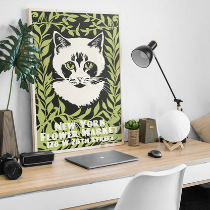 New York Flower Market Poster