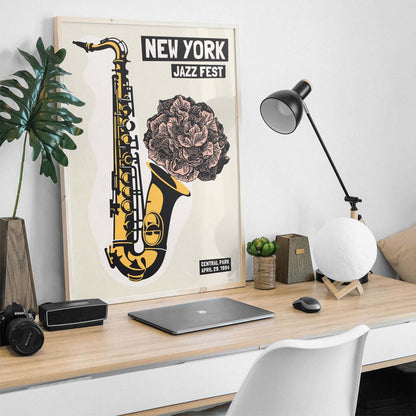 New York Jazz Fest – Bold Floral Print