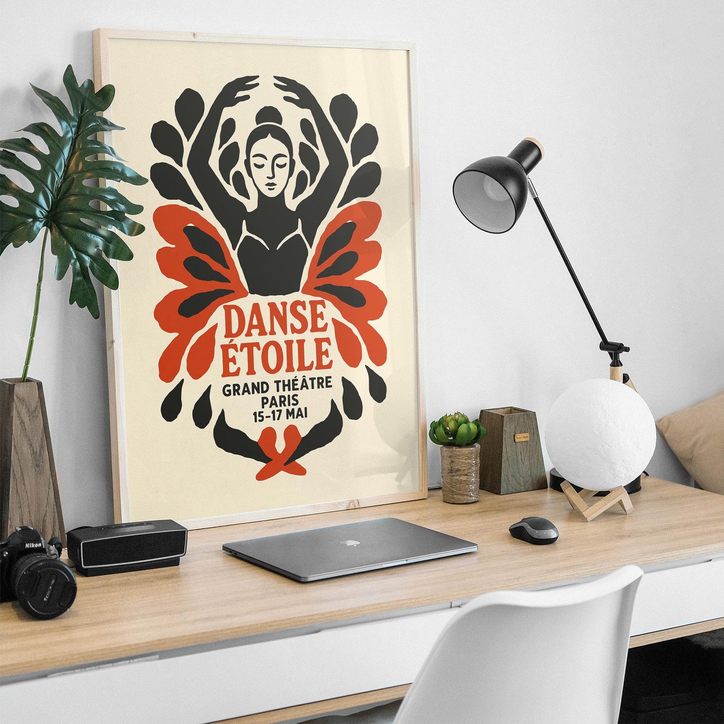 Danse Étoile Ballet Poster - French Dance Wall Art