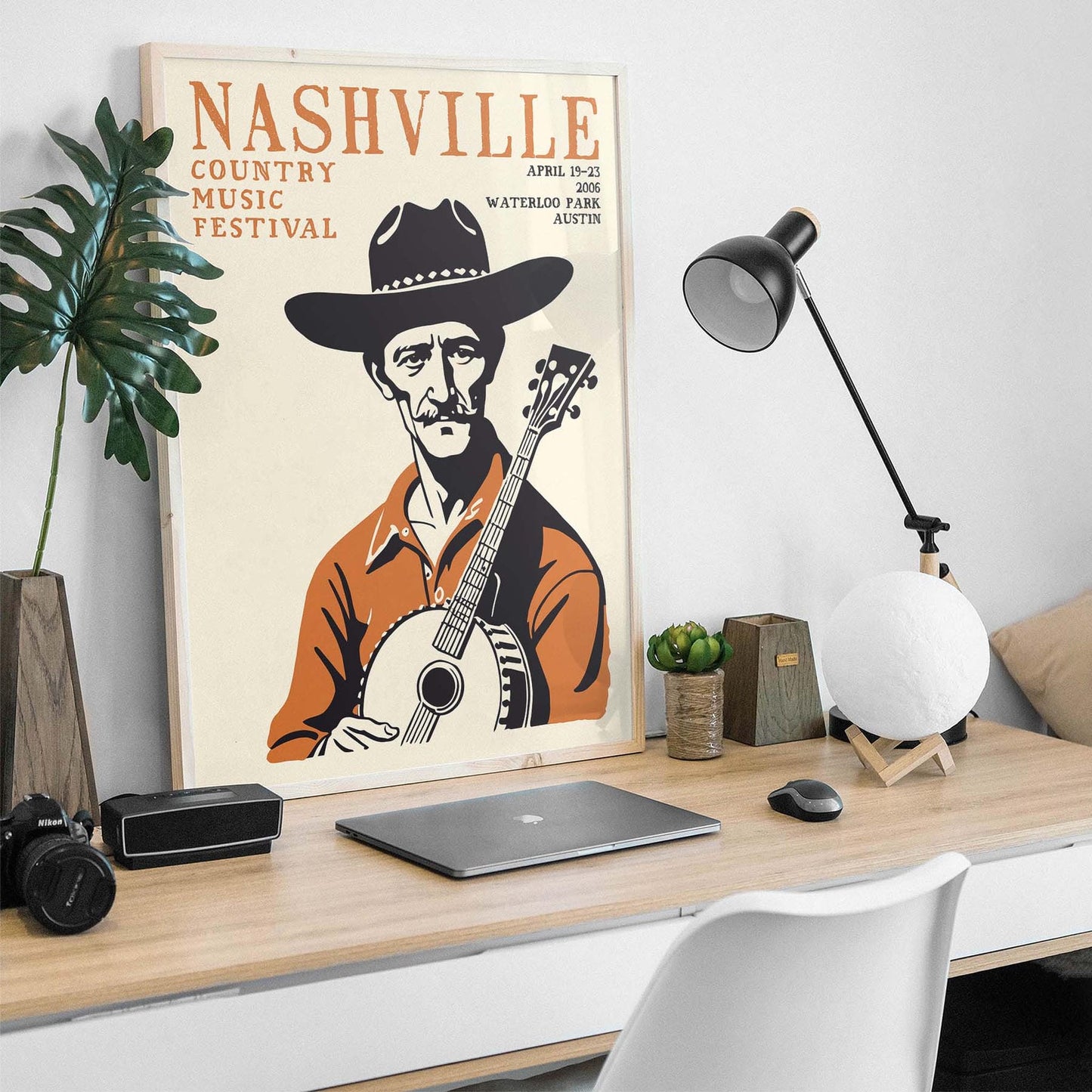 Nashville Country Music Poster Print
