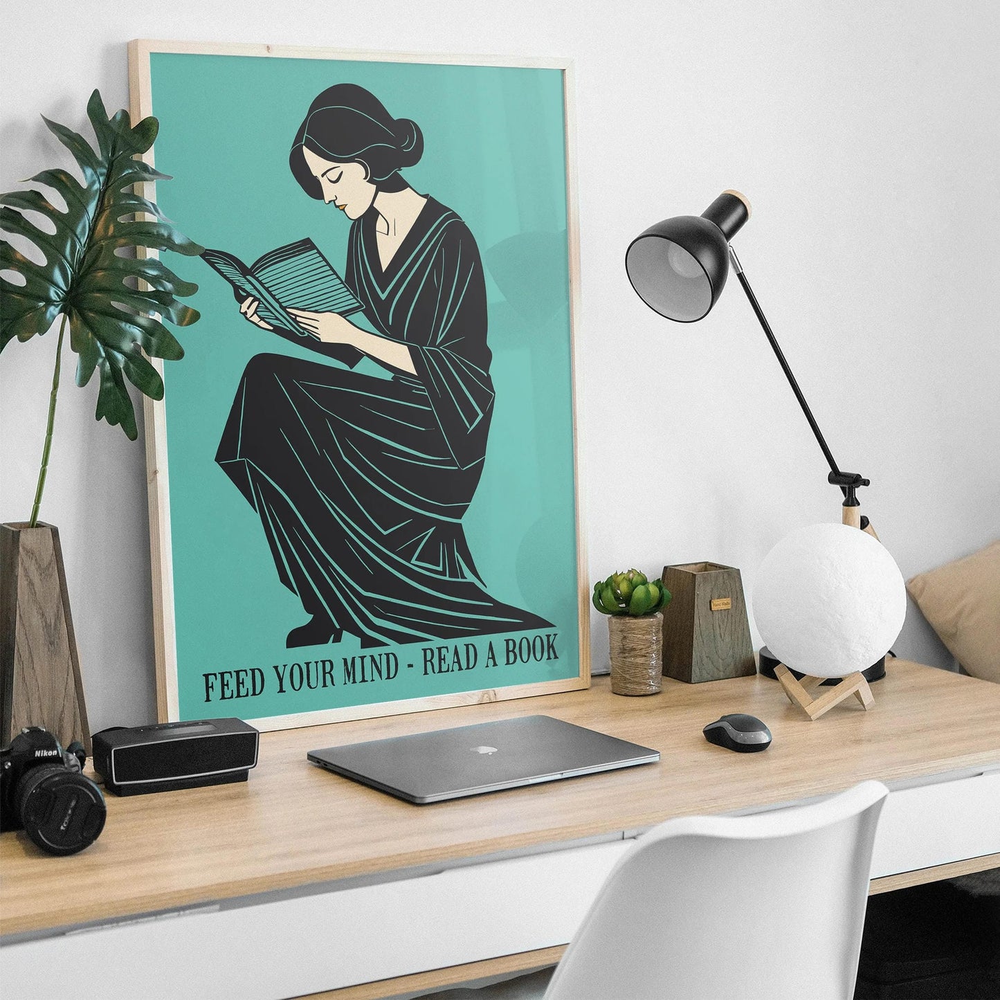 Feed Your Mind – Literary Art Print