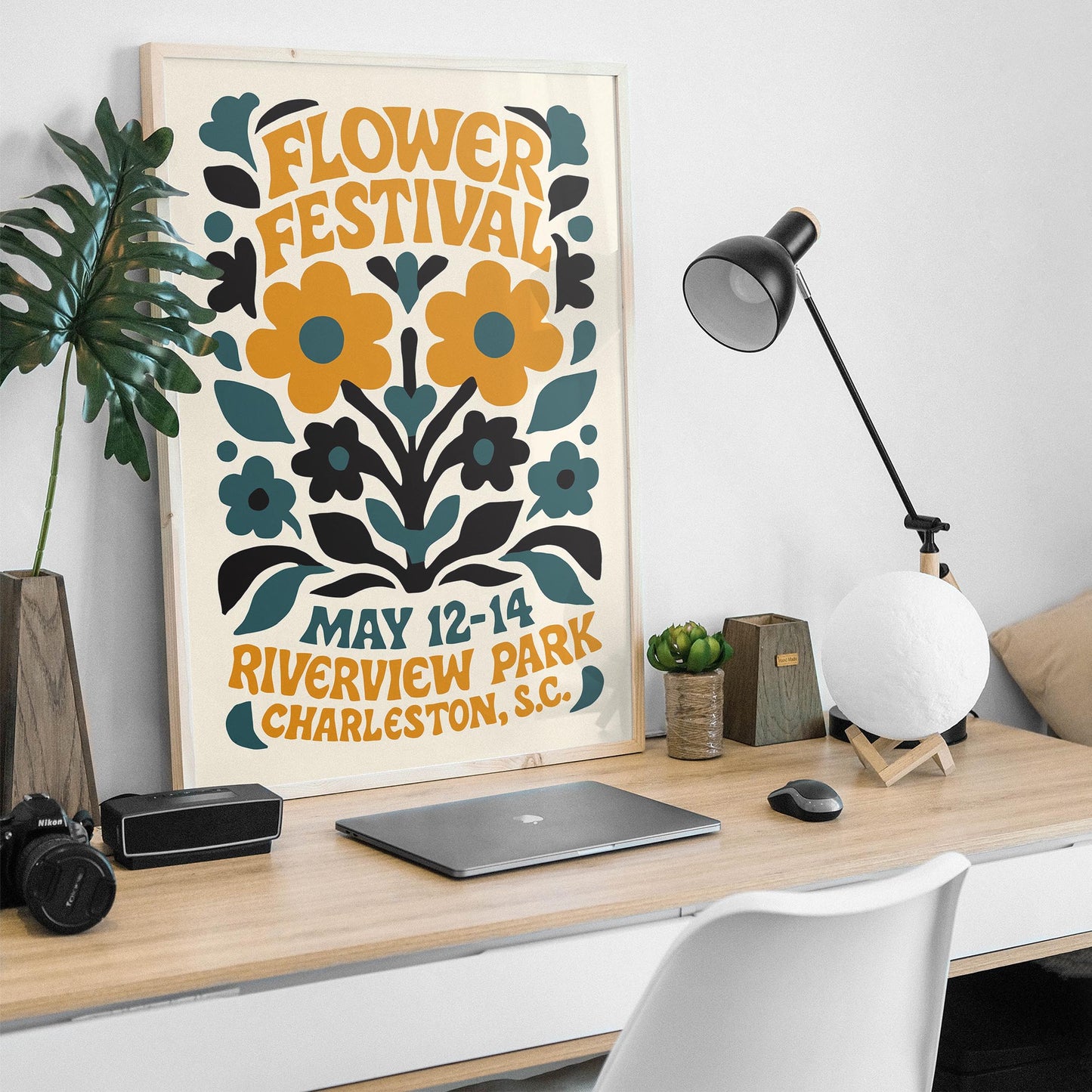 Flower Festival Wall Art Print