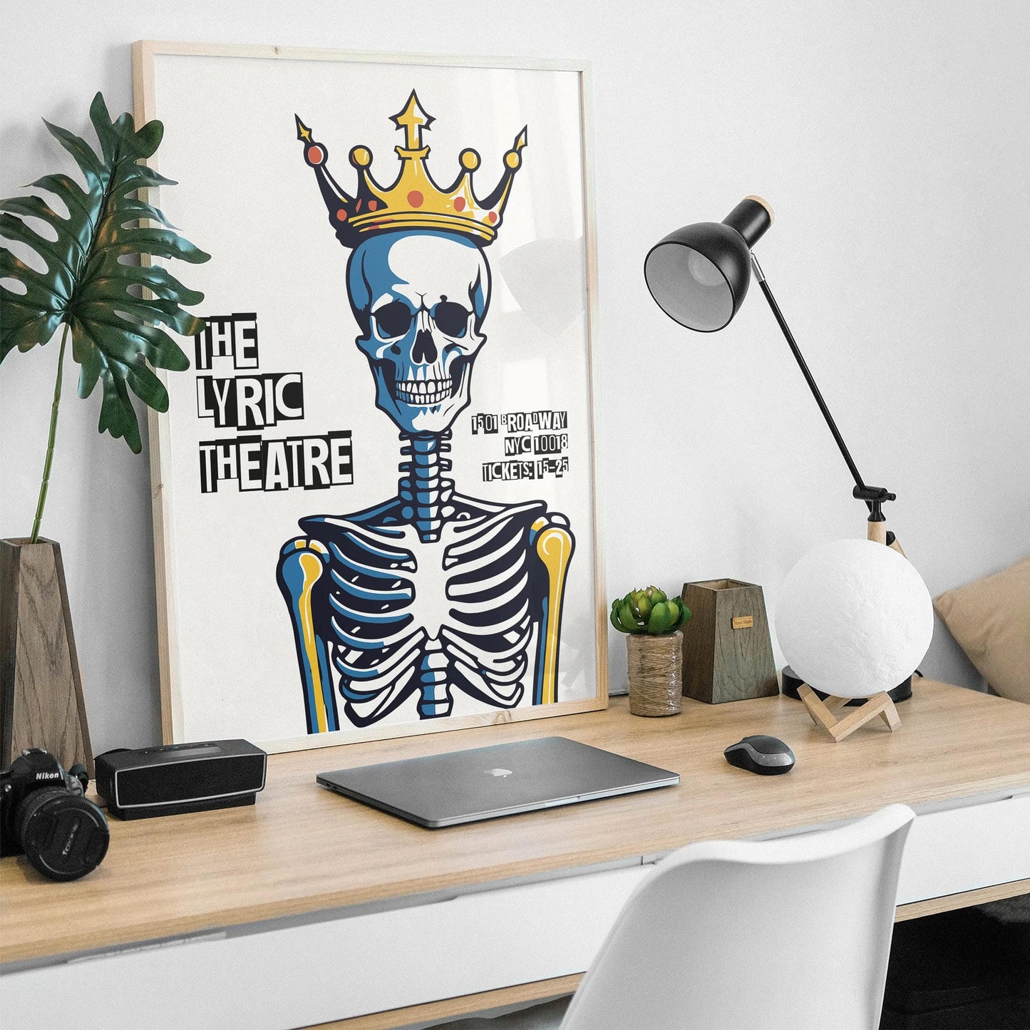 Lyric Theatre Skull Art Print