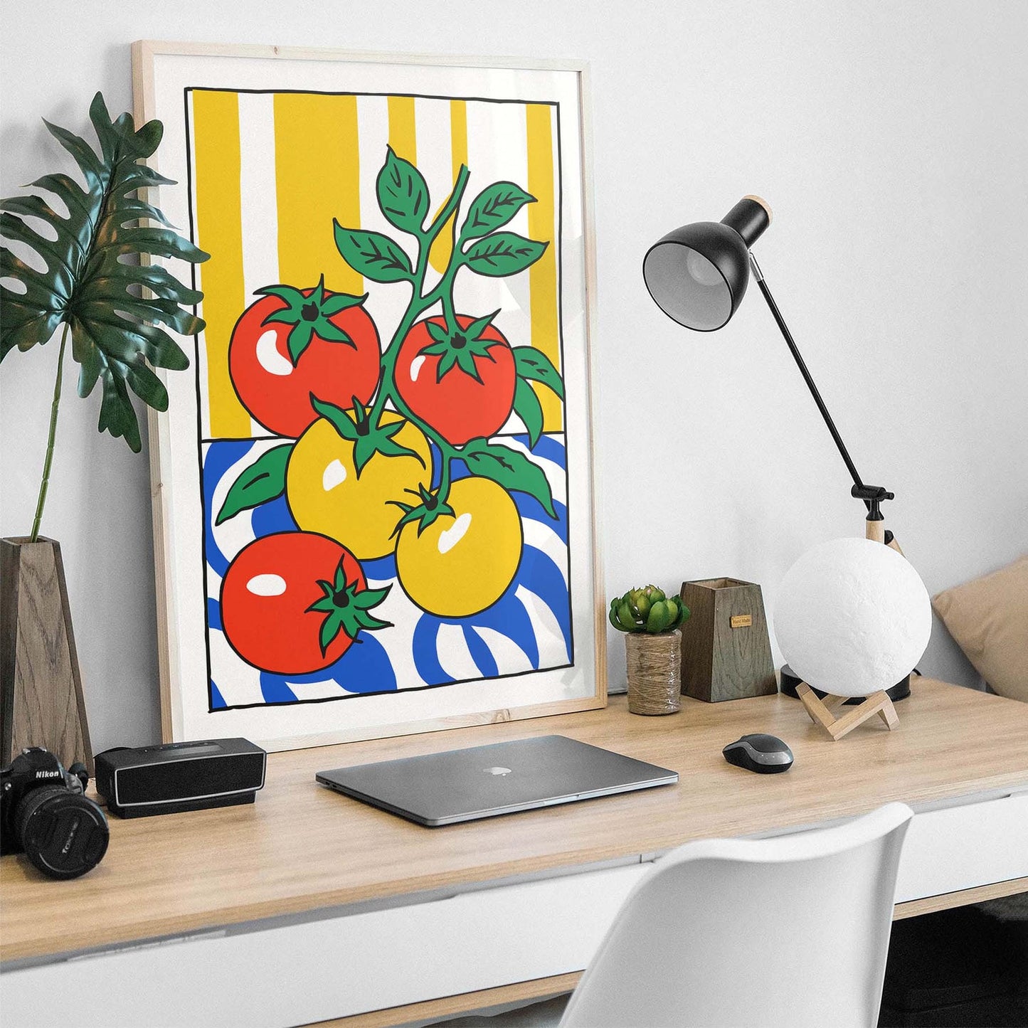 Pop Art Tomato Garden Print