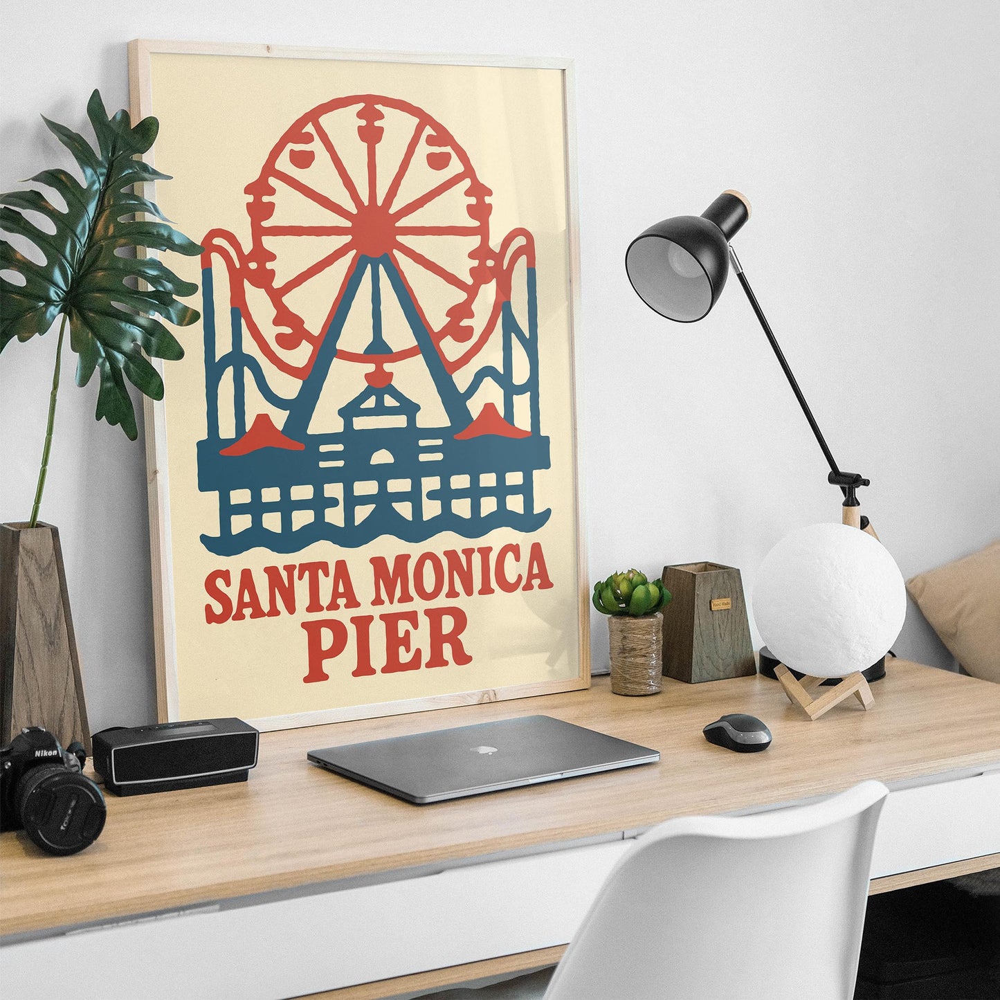 Santa Monica Pier Wall Art