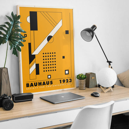 Bauhaus Society for Contemporary Art 1923 Poster