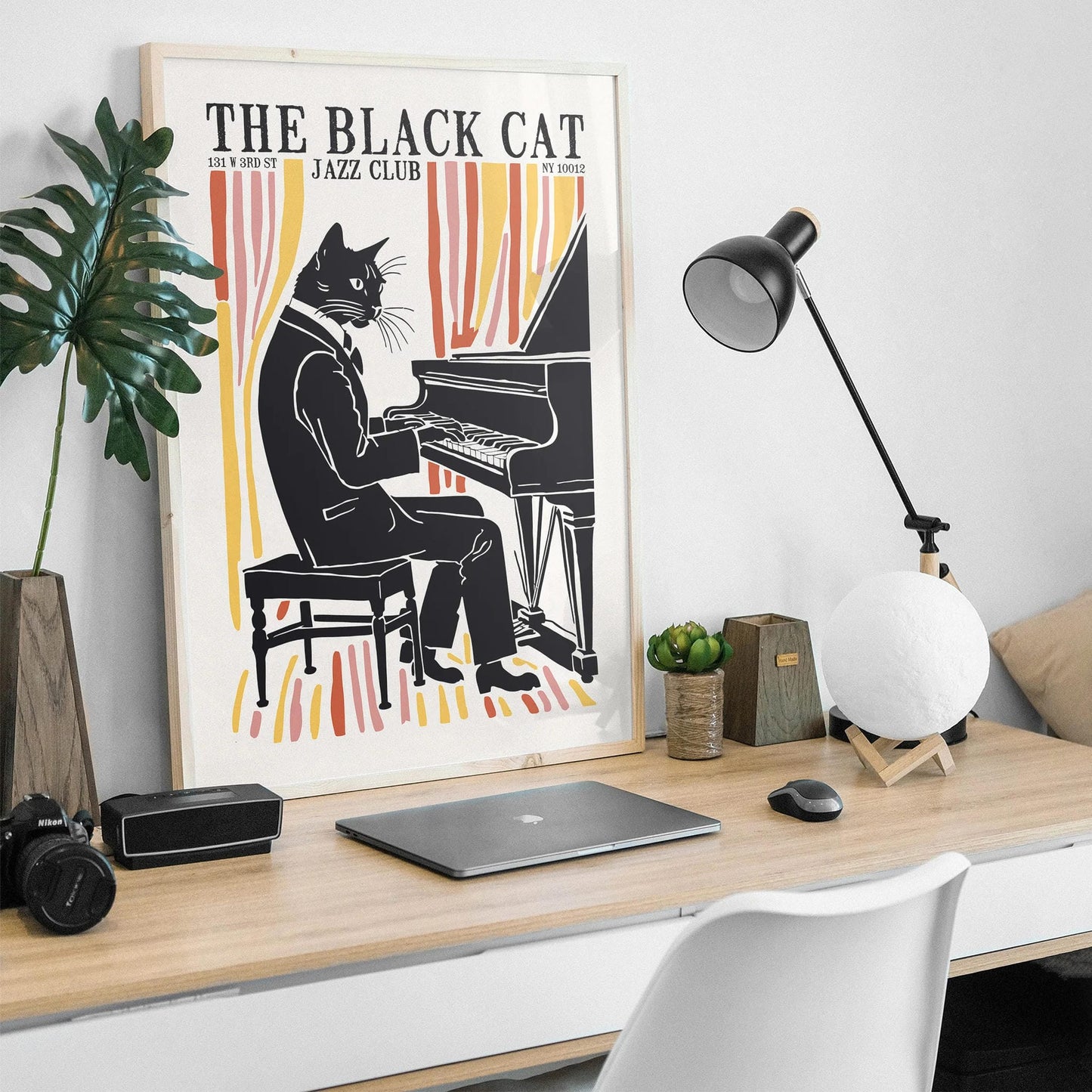 The Black Cat Jazz Club Poster