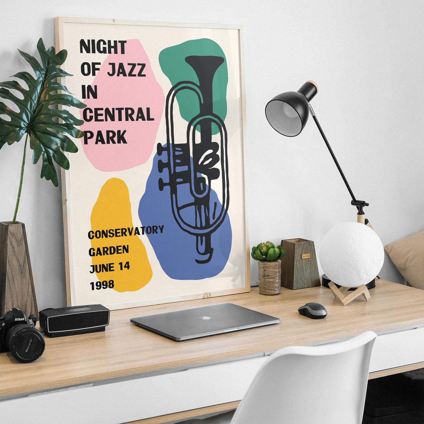 Central Park Jazz Night Poster