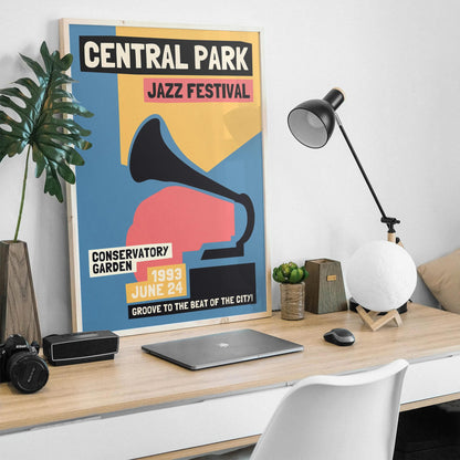 Central Park Jazz Festival Poster