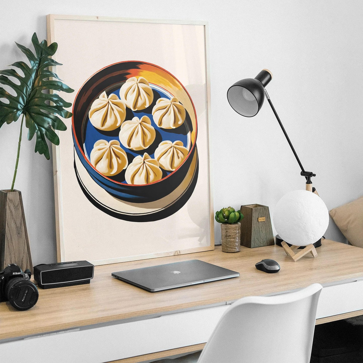 Steamed Dumplings Art Print