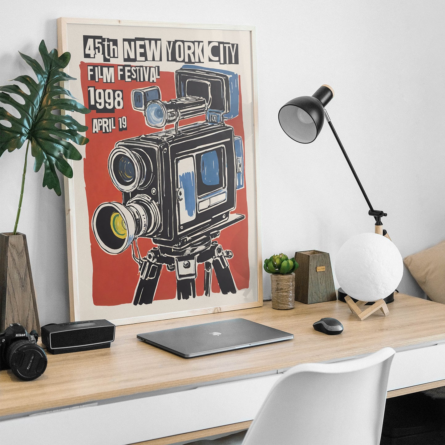 1998 NYC Film Festival Vintage Poster