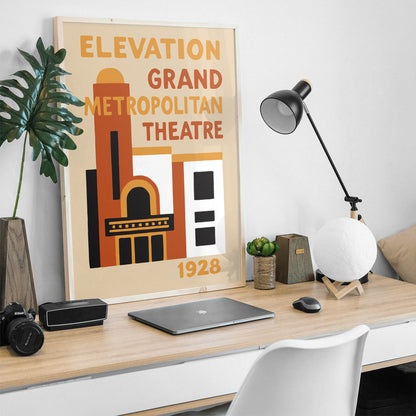 Grand Metropolitan Theatre 1928 Poster