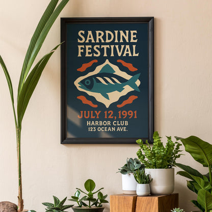 Sardine Festival Poster