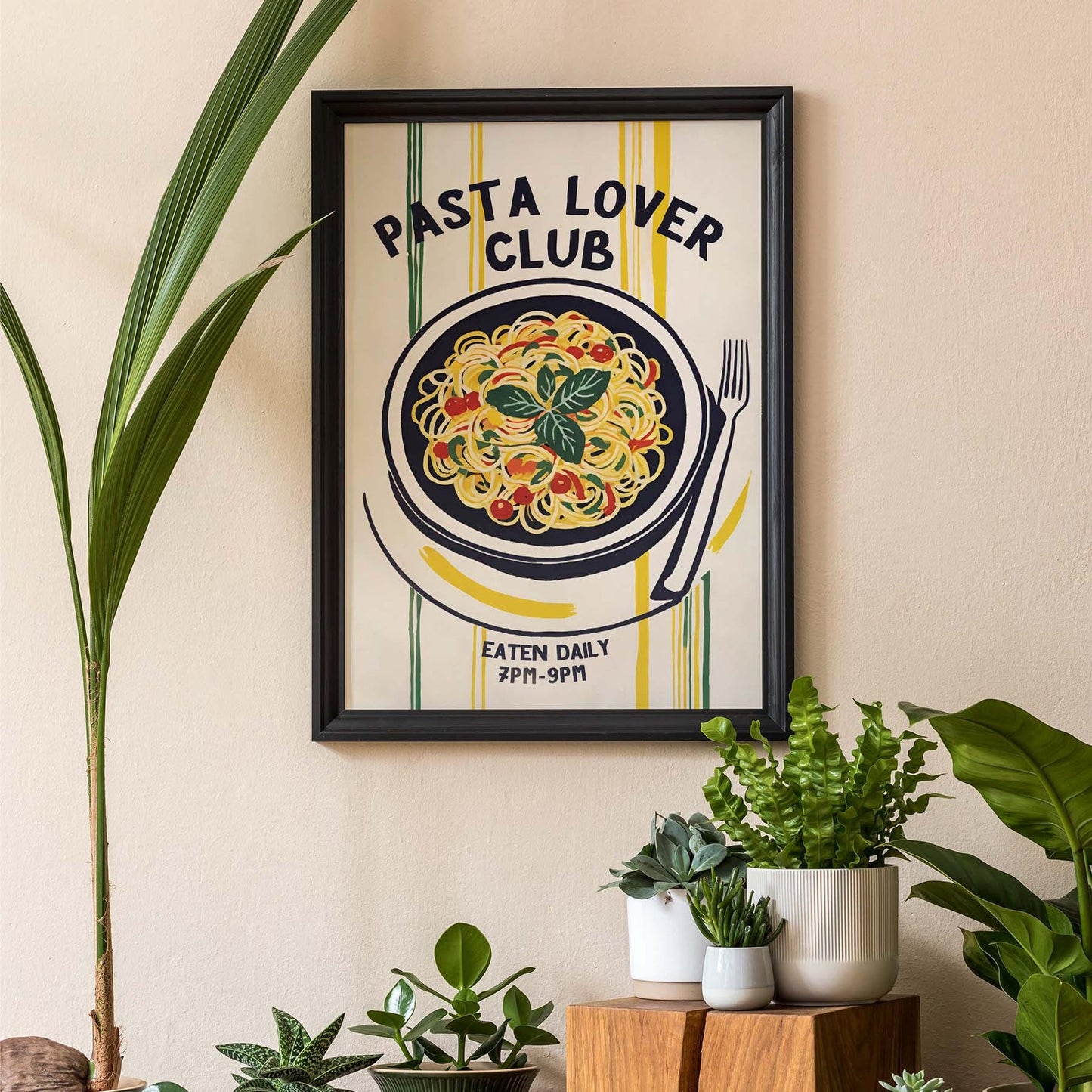 Pasta Lover Club Wall Poster
